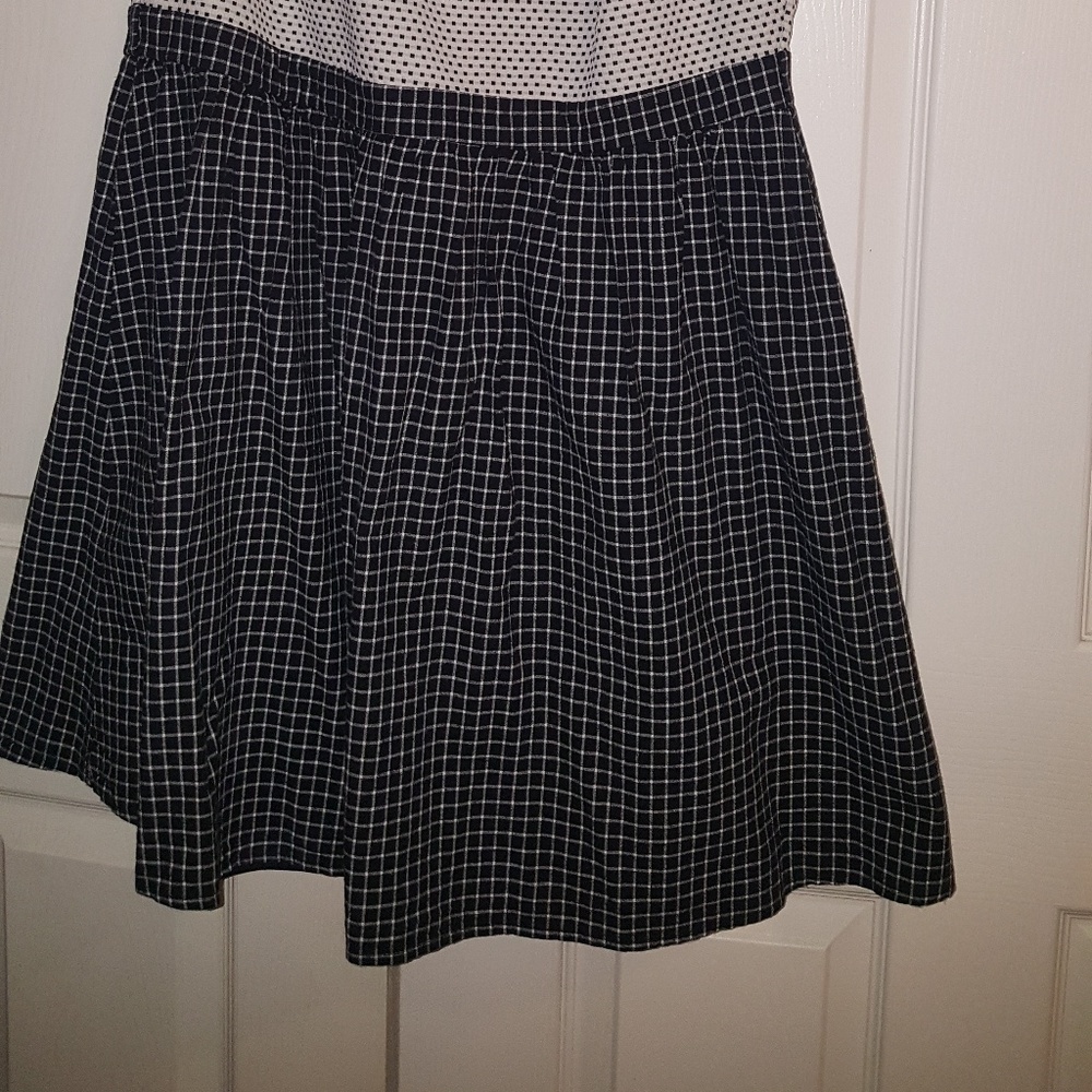 SOLDGUC Doe & Rae polka dot twofer style dress, 2X - Picture 3 of 3